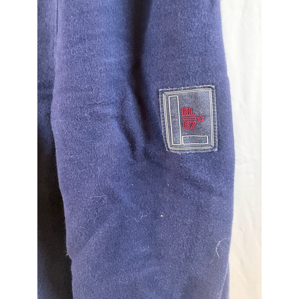 Lauren Jeans Co Ralph Lauren Navy Blue Full Zip Hoodie Sweatshirt Large - Picture 4 of 9